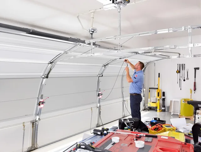 Garage door cable repair service by Winthrop Garage Door Repair in Winthrop