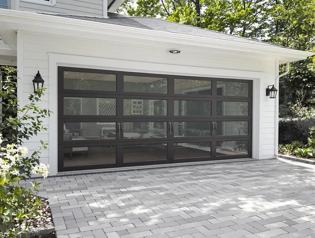 Winthrop Garage Door Repair design specialist presenting custom garage door options to Winthrop homeowner