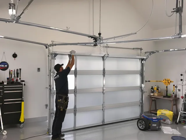 Winthrop Garage Door Repair certified team performing precision garage door installation in Winthrop