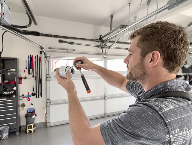 Garage door opener repair service by Winthrop Garage Door Repair in Winthrop