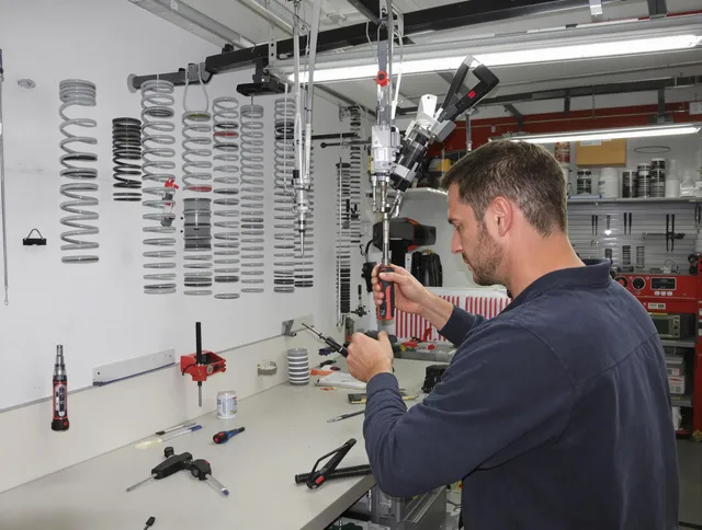 Winthrop Garage Door Repair safety certified technician performing precision spring replacement in Winthrop